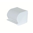 MSV - Porte-rouleau papier WC mural ABS Blanc - Fixation murale - vignette