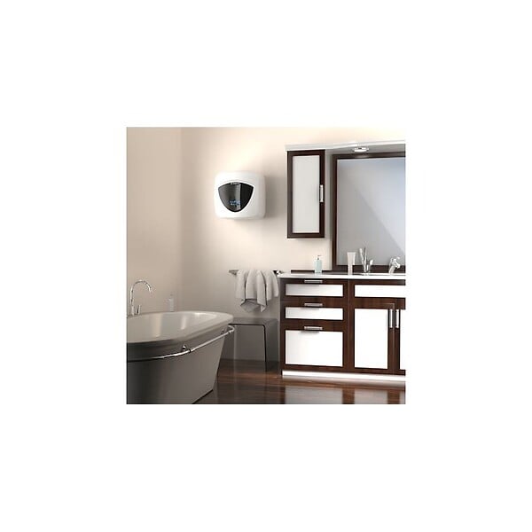 ARISTON - Chauffe-eau électrique sur-évier Andris Lux - 30 L  - Mural - 2000W - Blanc/noir - large