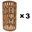 GT GARDEN - Lot de 3 manchons de protection marron pour troncs d'arbre - vignette