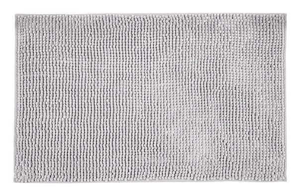 WENKO - Tapis de bain en chenille - Allstar - Gris clair - 50x80cm - large
