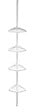 WENKO - Allstar Etagère télescopique Opal blanc - vignette