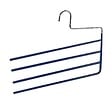 WENKO - Cintre porte-pantalons Baggy 4 - Bleu nuit - 4 pantalons - vignette