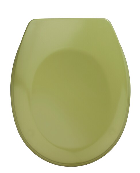 WENKO - Abattant WC Duroplast Bergamo - Vert mousse - Allongé - large