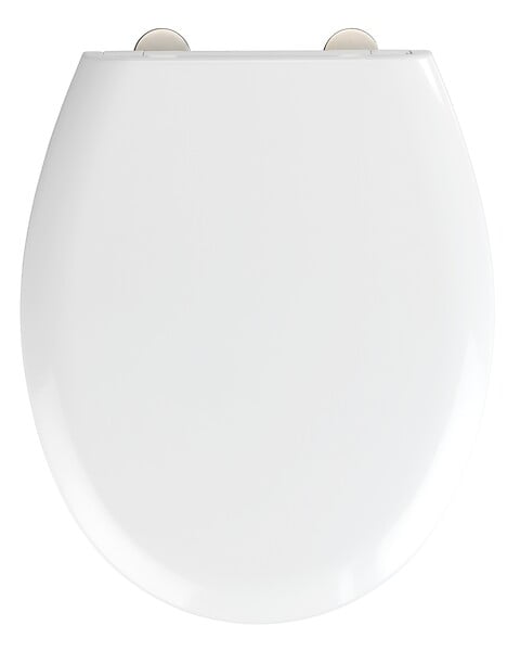 WENKO - Abattant WC ovale - Duroplast - Rieti - Blanc - Easy Close - large