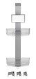 WENKO - Valet de douche avec miroir antibuée - Aluminium - Premium - vignette