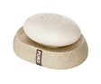 WENKO - Porte-savon ovale Puro en polyrésine Beige - vignette