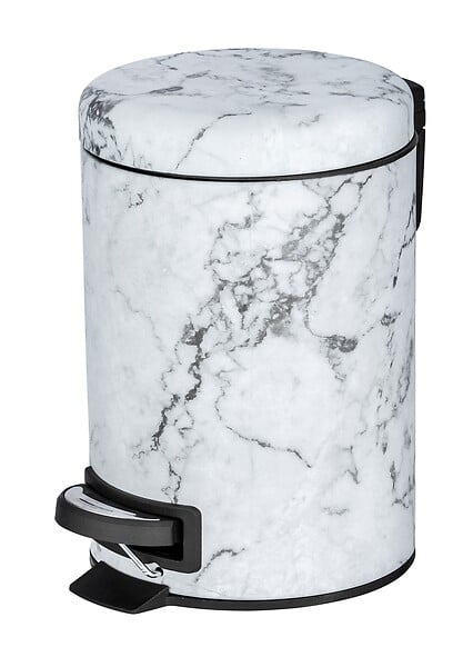 WENKO - Poubelle à pédale Onyx 3L mate - large