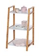 WENKO - Etagère 3 niveaux Finja en bambou - 43x76x36cm - vignette