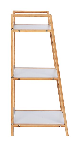 WENKO - Etagère 3 niveaux Finja en bambou - 43x76x36cm - large