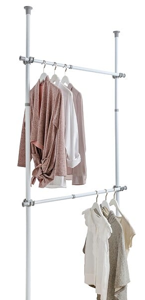 WENKO - Barre à vêtements HERKULES 2 pcs. 75-128cm - large