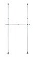 WENKO - Barre à vêtements HERKULES 2 pcs. 75-128cm - vignette