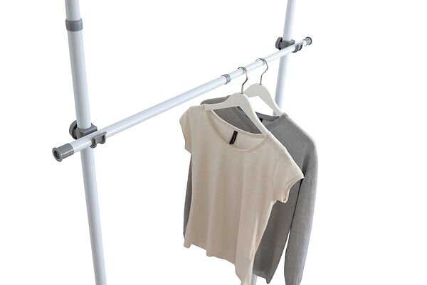 WENKO - Barre à vêtements HERKULES 2 pcs. 75-128cm - large