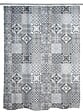 WENKO - Rideau de douche 180x200 Portugal Polyester - vignette