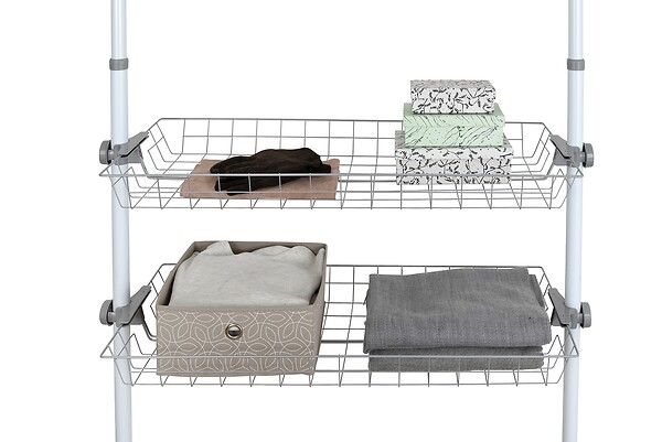 WENKO - Panier en acier Herkules - 2 pièces - L.83xl.38xEp.8cm - large
