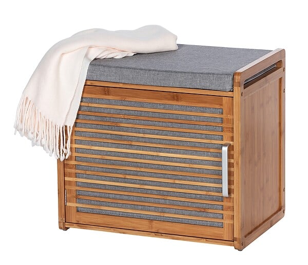 WENKO - Banc de rangement pour chaussures Bahari - 4 paires - 50x45x33cm - large