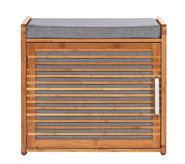 WENKO - Banc de rangement pour chaussures Bahari - 4 paires - 50x45x33cm - large