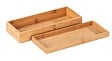 WENKO - Boîte de rangement bambou - Terra - 24 x 5,5 x 10cm - vignette