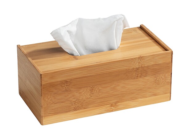 WENKO - Boîte lingettes cosmetique Terra, bambou - large