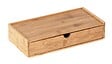 WENKO - Boîte de rangement en bambou - Terra - Naturel - 28cm - vignette
