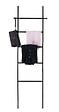 WENKO - Porte-serviettes sur pied - Bambou - Suri - Noir - 5 barres - vignette