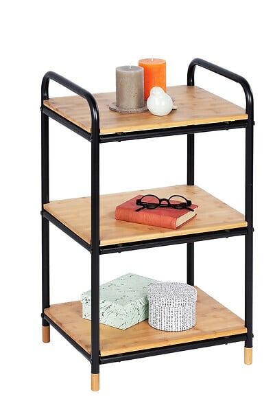 WENKO - Meuble à étagères Loft - 3 niveaux - 42x69x33.5cm - large