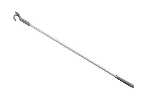 WENKO - Perche à décrocher Herkules - Blanc-gris - L.76cm - large