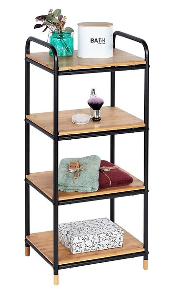 WENKO - Meuble à étagères Loft - 3 niveaux - 42x94.5x33.5cm - large