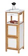 WENKO - Étagère 2 compartiments avec tiroir Finja - L.34xH.89xP.30cm - vignette