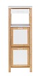 WENKO - Étagère 2 compartiments avec tiroir Finja - L.34xH.89xP.30cm - vignette
