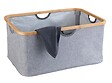 WENKO - Panier à linge pliable Bahari bambou - vignette