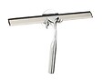 WENKO - Raclette de douche inox Terni Plus Gris fixation adhésive - vignette