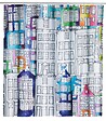 WENKO - Rideau de douche Sunny City en polyester - 180x200cm - vignette