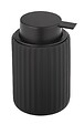 WENKO - Distributeur de savon céramique Belluno Noir 300 ml - vignette