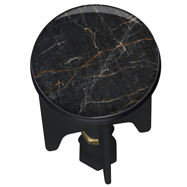 WENKO - Bonde lav.Pluggy Marble black - large