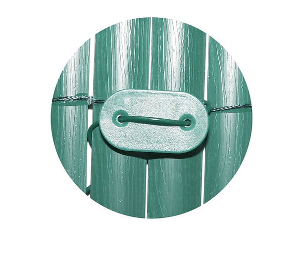 NORTENE - 26 fixations pour canisses - vert - large