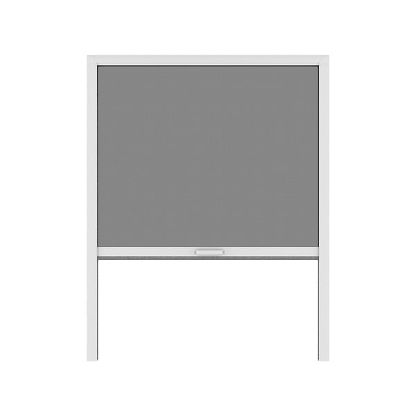 MOUSTIKIT - Moustiquaire enroulable fenêtre Alu - Blanc - L.150xH.160cm - large