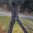 MOUSTIKIT - Moustiquaire parasol polyester - Noir - Diam.300xH.250cm - vignette