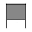 MOUSTIKIT - Moustiquaire enroulable verticale alu - Gris - 100x160cm - vignette