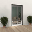 MOUSTIKIT - Moustiquaire enroulable porte - Alu - Gris - 150x230cm - vignette