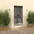MOUSTIKIT - Moustiquaire enroulable porte - Verticale - Alu - Gris - 125x230cm - vignette