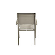 MODE DE VIE - Fauteuil matelassé - Aluminium - Ivory taupe - vignette