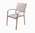 MODE DE VIE - Fauteuil matelassé - Aluminium - Ivory taupe - vignette