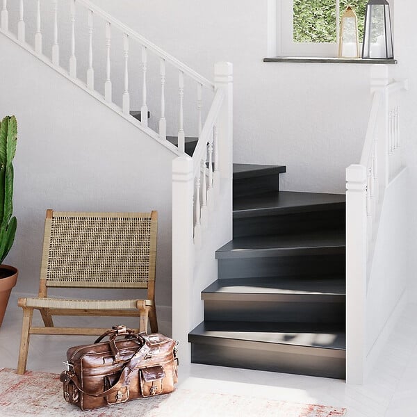 FORESTEA - Marche rénovation d'escalier stratifié missouri 1300 x 380 x 56 mm - PEFC 70% - large