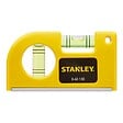 STANLEY - Niveau à bulle de poche - Jaune - Précision 2mm/m - vignette