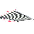 COTE STORE - Store banne coffre intégral 4 x 3,5 m motorisé et manuel extérieur pour terrasse - Blanc gris - vignette