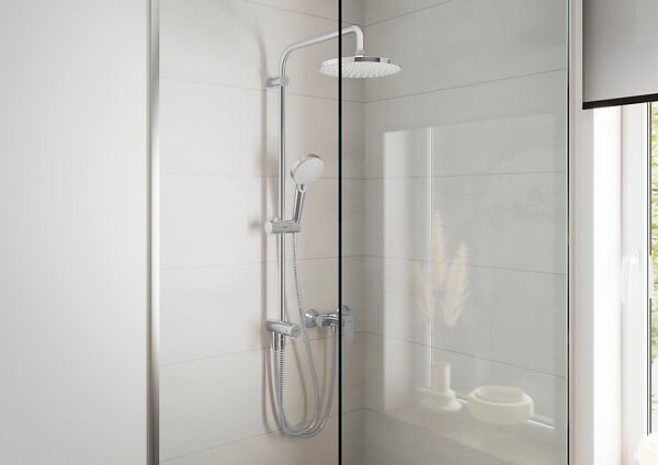 HANSGROHE - Mitigeur de douche - Laiton chromé - Vernis Blend - large