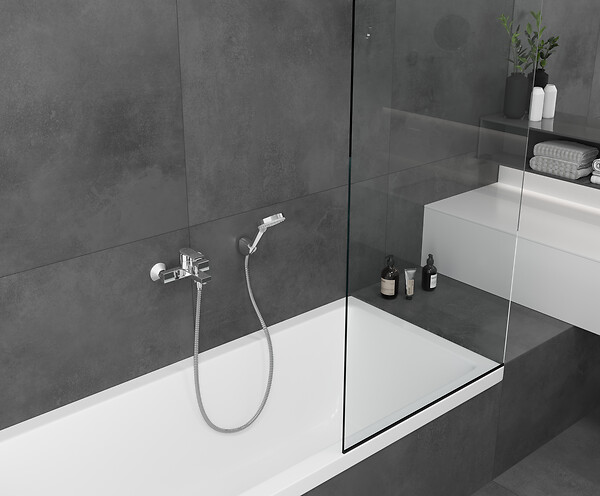 HANSGROHE - Mitigeur Bain-Douche Vernis Shape chrome - large