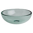 PLANETE BAIN - Vasque à poser ronde petit diamètre 31 cm en verre transparent - vignette