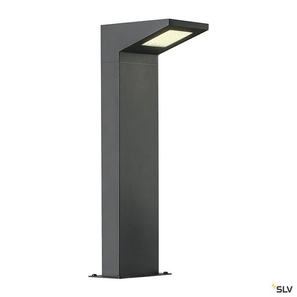 SLV - Borne extérieure SLV IPERI avec LED intégrée, anthracite pour éclairage de jardin - large