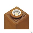 SLV - Borne extérieure SLV RUSTY 40 avec LED intégrée, fonte rouillée - Hauteur 40 cm - vignette